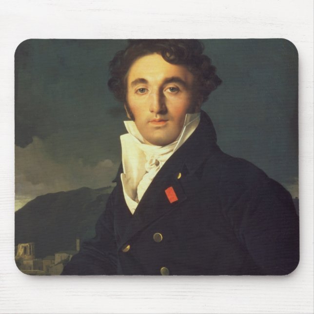 Porträt von Charles Cordier 1811 Mousepad (Vorne)