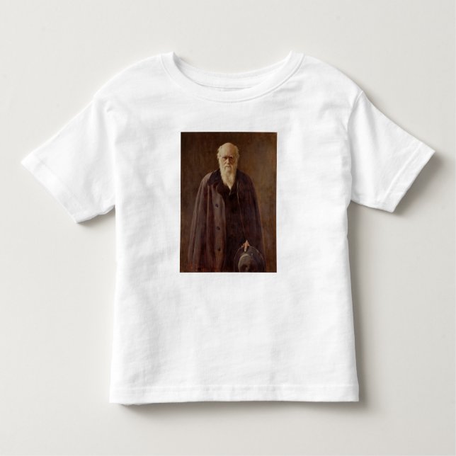 Porträt von Charles Darwin 1883 Kleinkind T-shirt (Vorderseite)