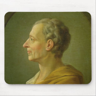 Porträt von Charles de Montesquieu Mousepad