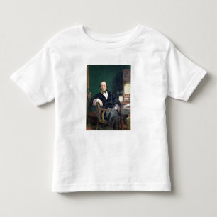 Porträt von Charles Dickens (Öl auf Leinwand) Kleinkind T-shirt