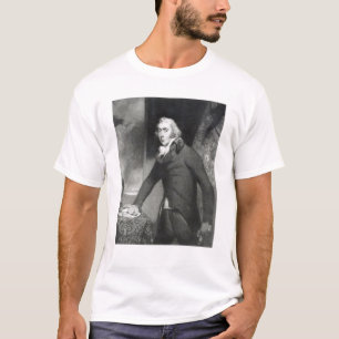Porträt von Charles-Grau, Graf-Grau T-Shirt