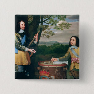 Porträt von Charles I und Sir Edward Walker Button