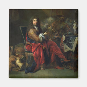 Porträt von Charles Le Brun (1619-90) 1686 (Öl a Magnet
