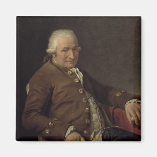 Porträt von Charles-Pierre Pecoul, 1784 (Öl auf Magnet