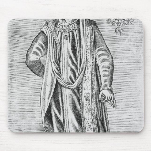 Porträt von Charles V, heiliger römischer Kaiser Mousepad (Vorne)