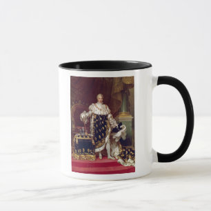 Porträt von Charles X in den Krönungs-Roben, 182 Tasse