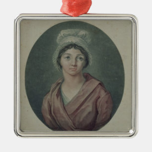 Porträt von Charlotte Corday nach 1793 Ornament Aus Metall