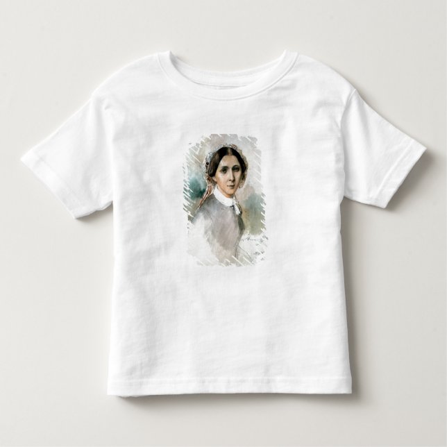 Porträt von Clara Schumann 1853 Kleinkind T-shirt (Vorderseite)