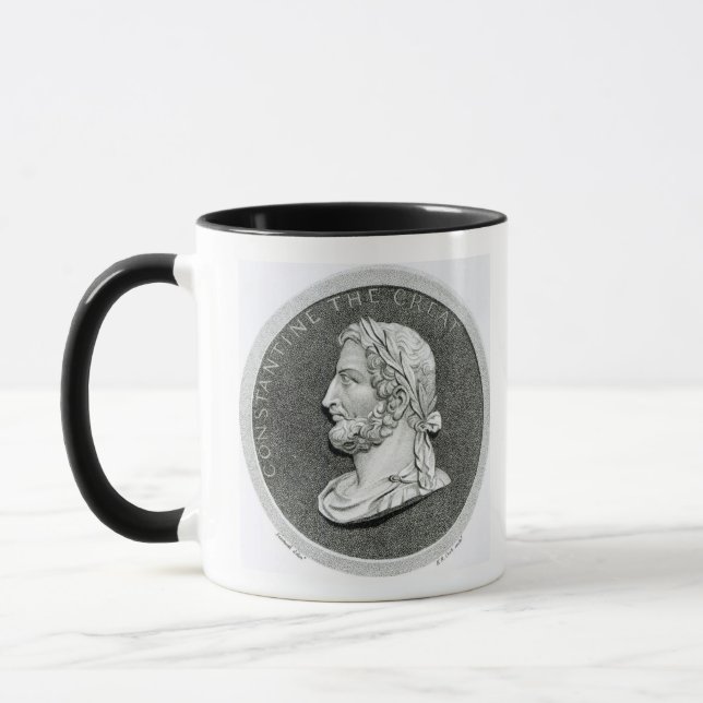 Porträt von Constantine das große Tasse (Links)
