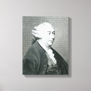 Porträt von David Hume Leinwanddruck