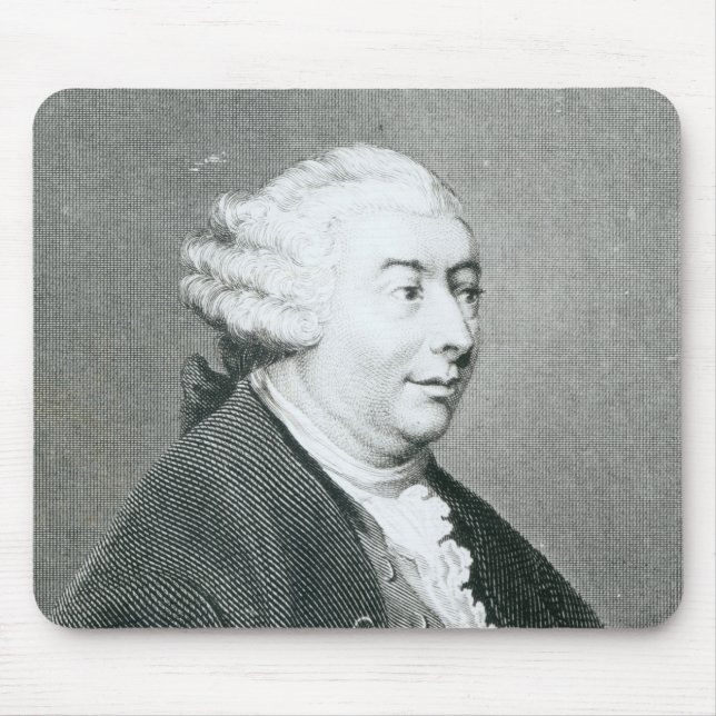 Porträt von David Hume Mousepad (Vorne)