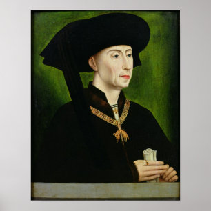 Porträt von De der Burgund Philippe le Bon Duc Poster