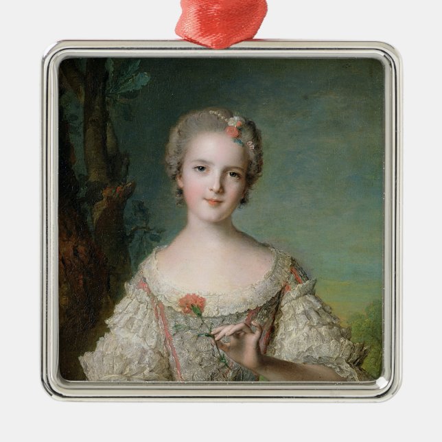 Porträt von De Frankreich Madame Louise Ornament Aus Metall (Vorne)