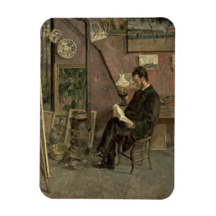 Porträt von Doktor Martinez, 1878 (Öl auf Magnet