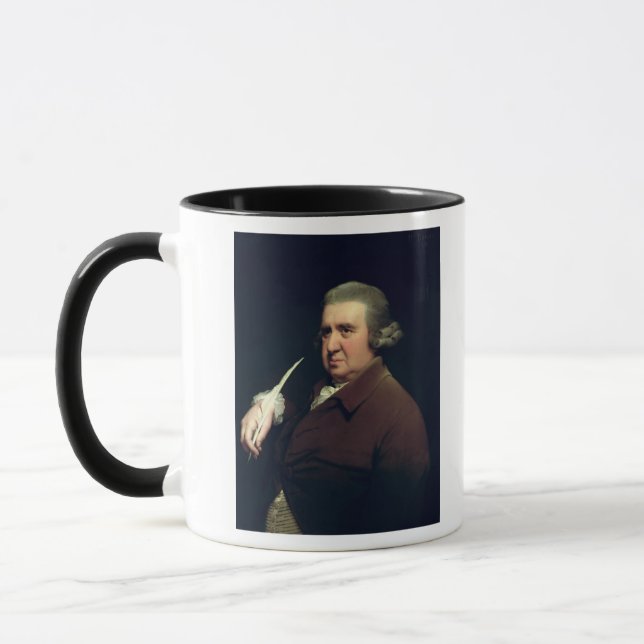 Porträt von Dr. Erasmus Darwin Tasse (Links)