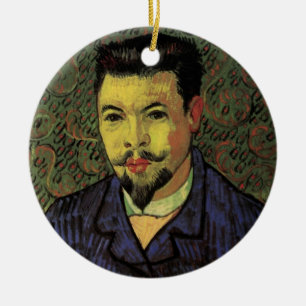 Porträt von Dr. Felix Rey von Vincent van Gogh Keramikornament