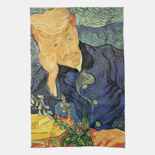 Porträt von Dr. Gachet von Vincent van Gogh Geschirrtuch