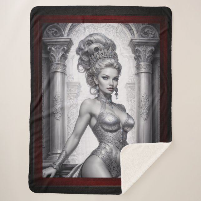 Porträt von Drusella Arkaevis Kunst, Dichtung und  Sherpadecke (Vorderseite)