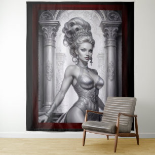 Porträt von Drusella Arkaevis Kunst, Dichtung und Wandteppich