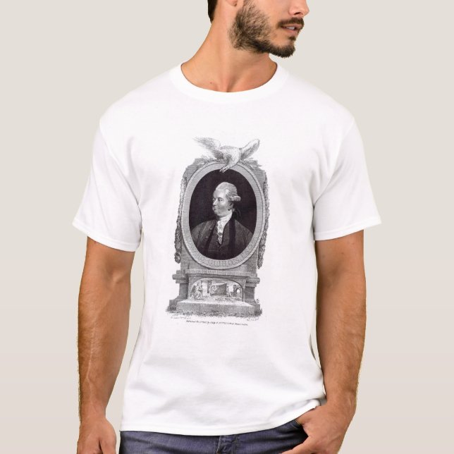 Porträt von Edward Gibbon T-Shirt (Vorderseite)