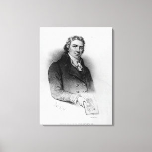 Porträt von Edward Jenner Leinwanddruck