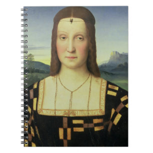 Porträt von Elizabeth Gonzaga, c.1504 (Öl auf Notizblock