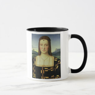Porträt von Elizabeth Gonzaga, c.1504 (Öl auf Tasse