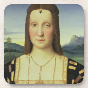 Porträt von Elizabeth Gonzaga, c.1504 (Öl auf Untersetzer