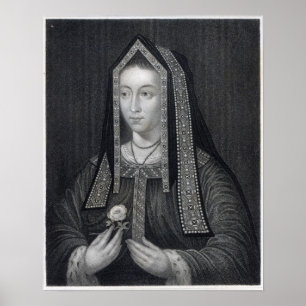 Porträt von Elizabeth von York Poster