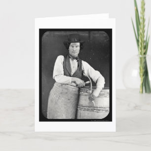 Porträt von FassbinderDaguerreotype 1844 Karte