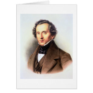 Porträt von Felix Mendelssohn (1809-47) (litho)