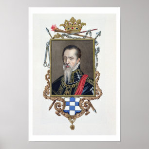 Porträt von Ferdinand Alvarez de Toledo Herzog von Poster