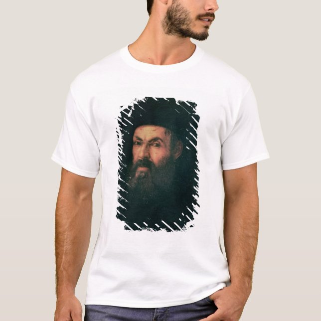 Porträt von Ferdinand Magellan T-Shirt (Vorderseite)