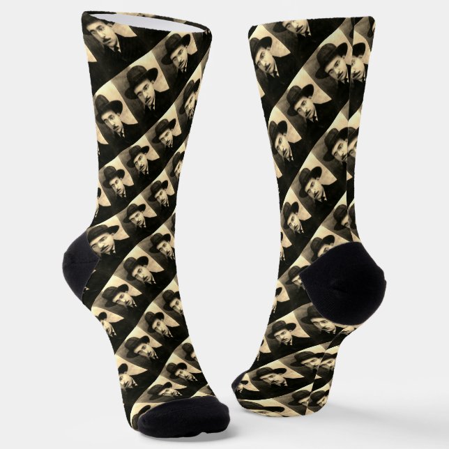 Porträt von Fernando Pessoa Socken (Gewinkelt)