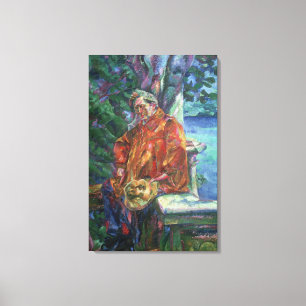 Porträt von Ferruccio Busoni (1866-1924) 1916 (Ö Leinwanddruck