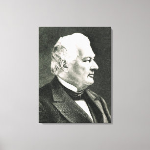 Porträt von Fillmore Millard Leinwanddruck