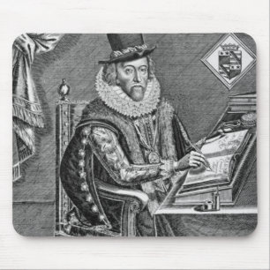 Porträt von Francis Bacon-(1561-1626) Vicomte von Mousepad