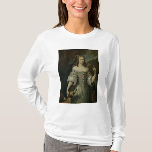 Porträt von Francoise Louise de la Baume T-Shirt (Vorderseite)
