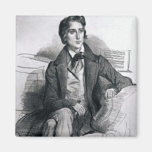 Porträt von Franz Liszt im August 1832 Magnet
