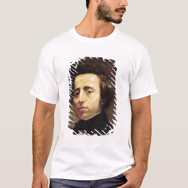 Porträt von Frederic Chopin 2 T-Shirt (Vorderseite)