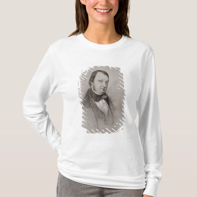 Porträt von Frederic Chopin T-Shirt (Vorderseite)