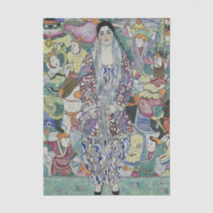 Porträt von Fredericke Maria Beer von Gustav Klimt Seidenpapier