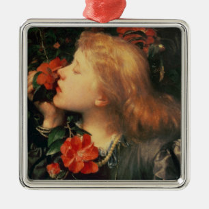 Porträt von Freifrau Ellen Terry c.1864 Ornament Aus Metall