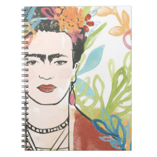 Porträt von Frida Kahlo Notizblock