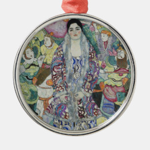 Porträt von Friederike Maria Beer von Gustav Klimt Ornament Aus Metall