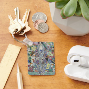 Porträt von Friederike Maria Beer von Gustav Klimt Schlüsselanhänger