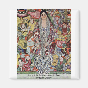 Porträt von Friederike Maria Bier durch Klimt Magnet
