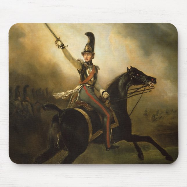 Porträt von Friedrich Heinrich 1830 Mousepad (Vorne)