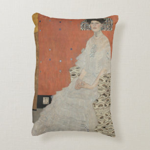 Porträt von Fritza Riedler von Gustav Klimt Dekokissen