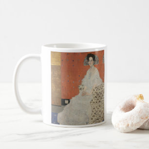 Porträt von Fritza Riedler von Gustav Klimt Kaffeetasse